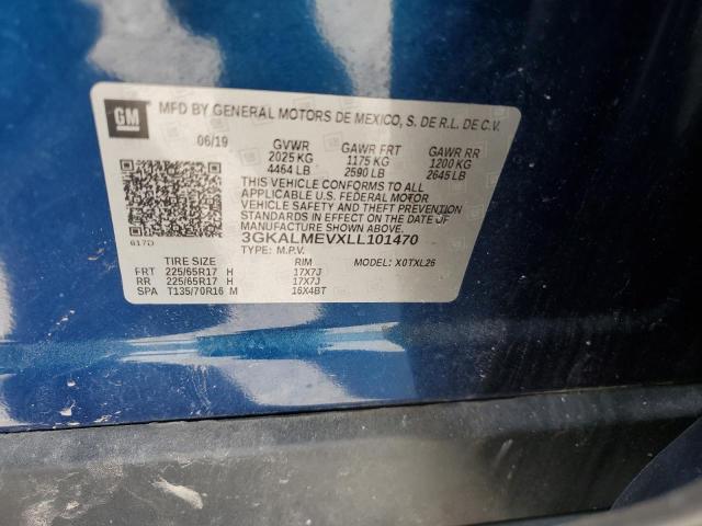 3GKALMEVXLL101470 GMC Terrain Sle