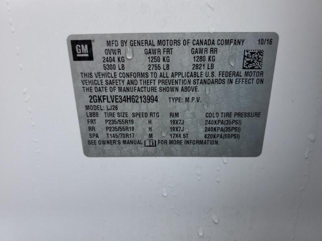 2GKFLVE34H6213994 GMC Terrain Denali
