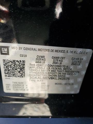 3GKALMEV8KL343575 GMC Terrain Sle