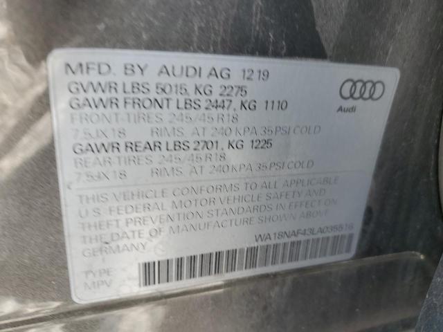 WA18NAF43LA035516 Audi A4 Allroad Premium Plus