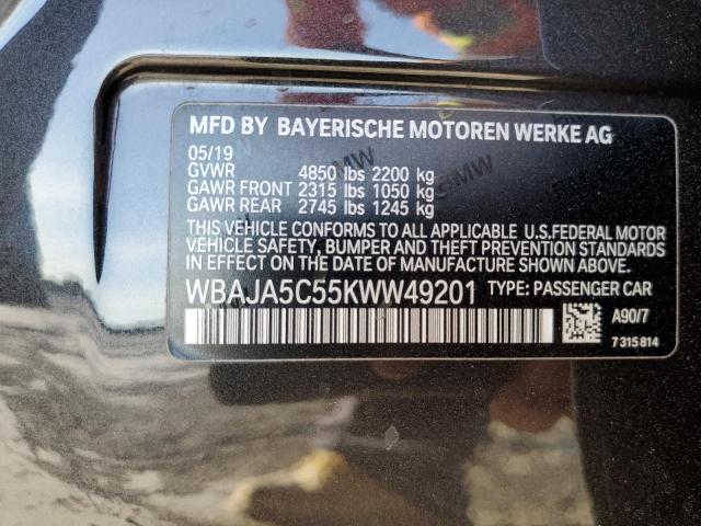WBAJA5C55KWW49201 BMW 530 I
