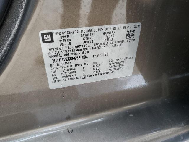 3GTP1VEC6FG530084 GMC Sierra C1500 Slt