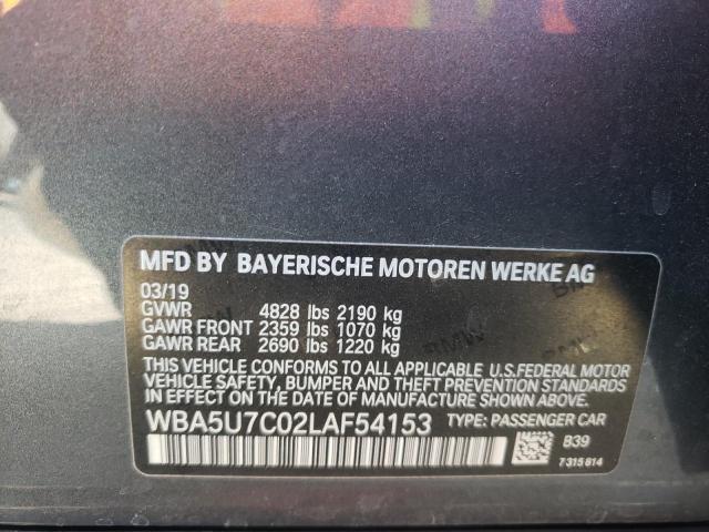 WBA5U7C02LAF54153 BMW M340I
