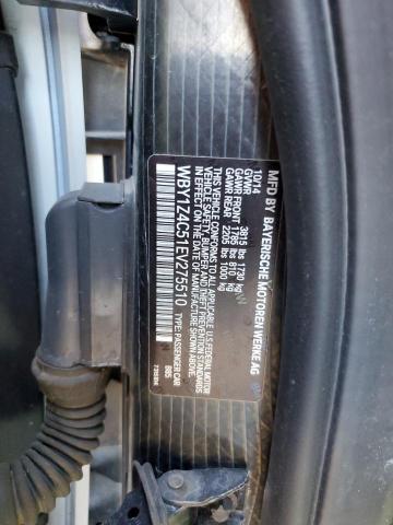 WBY1Z4C51EV275510 BMW I3 REX