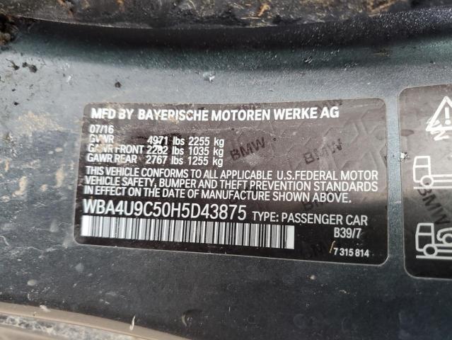 WBA4U9C50H5D43875 BMW 430xi