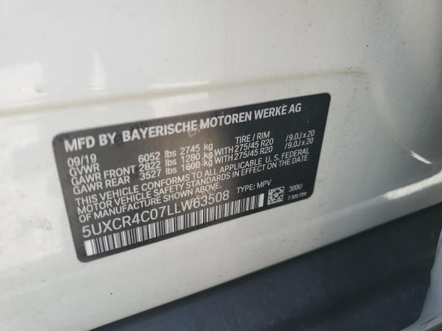 5UXCR4C07LLW63508 BMW X5 Sdrive 40i