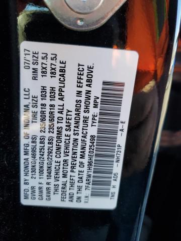 7FARW1H96HE025498 Honda Cr-v Touring