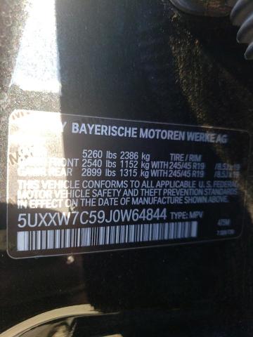 5UXXW7C59J0W64844 BMW X4 Xdrivem40i