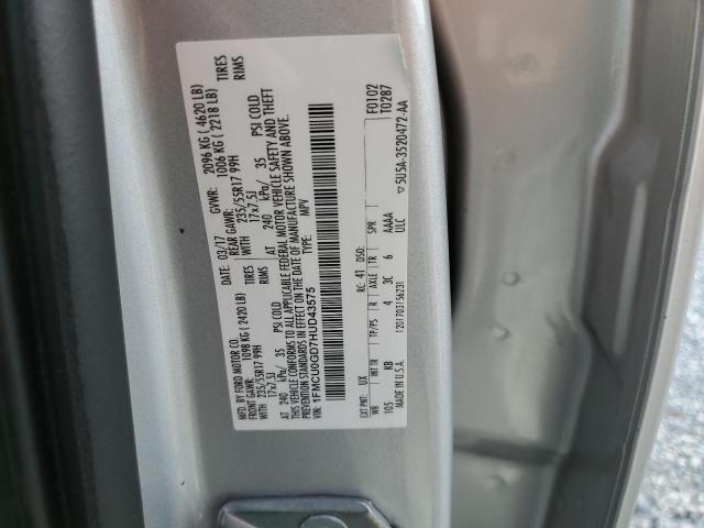 1FMCU0GD7HUD43575 Ford ESCAPE SE