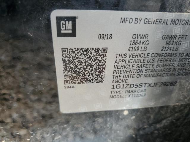 1G1ZD5STXJF292621 Chevrolet MALIBU LT