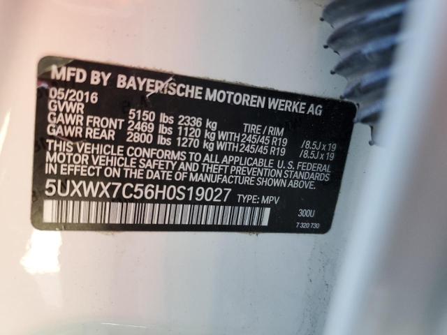 5UXWX7C56H0S19027 BMW X3 Xdrive35i