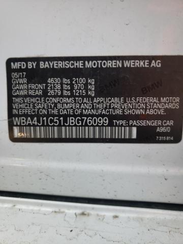 WBA4J1C51JBG76099 BMW 430i Gran Coupe