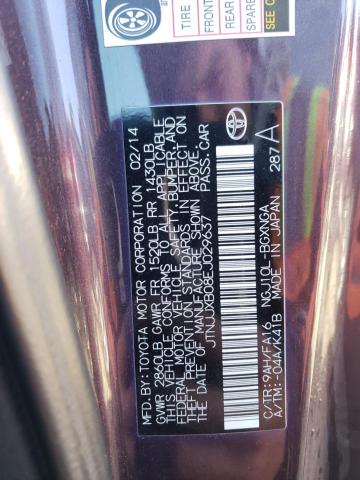 JTNJJXB08EJ029637 Toyota SCION IQ