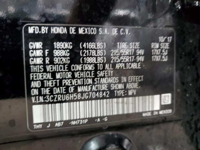 3CZRU6H58JG704842 Honda HR-V EX