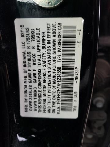 19XFB2F77FE234558 Honda CIVIC SE
