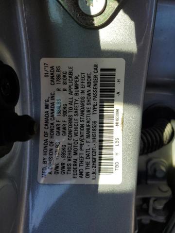 2HGFC2F54HH518556 Honda Civic Lx