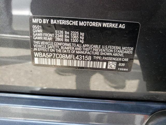 WBA5P7C08MFL43158 BMW 330e