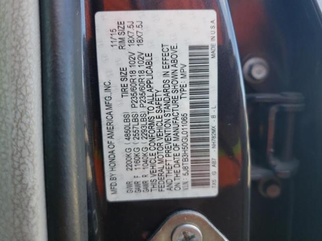 5J8TB3H50GL011065 Acura Rdx Technology