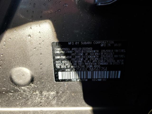 JF2SKAUC7MH561754 Subaru Forester Limited