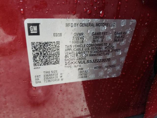 1GKKNULS5JZ223070 GMC Acadia Slt-1