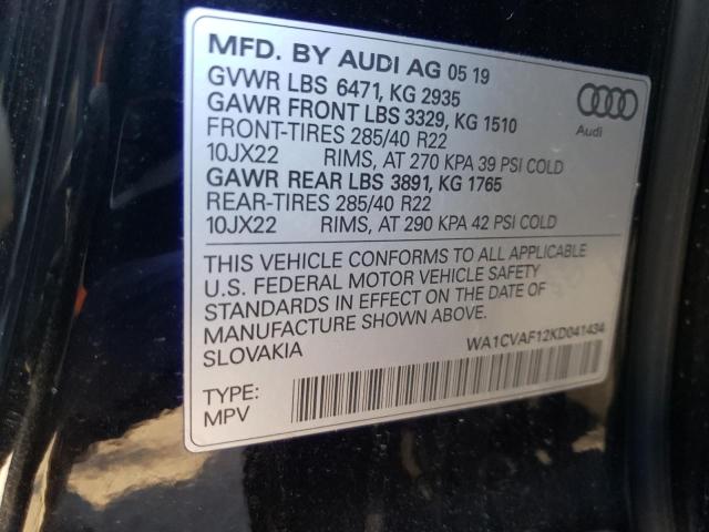 WA1CVAF12KD041434 Audi Q8 Prestige