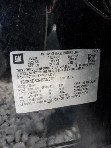 1GYKNDRS9HZ220079 Cadillac XT5 LUXURY