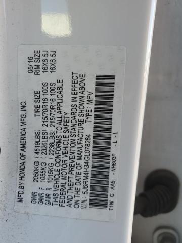 5J6RM4H34GL078284 Honda CR-V LX
