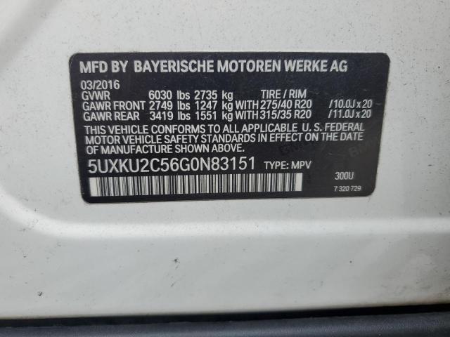 5UXKU2C56G0N83151 BMW X6 Xdrive35i