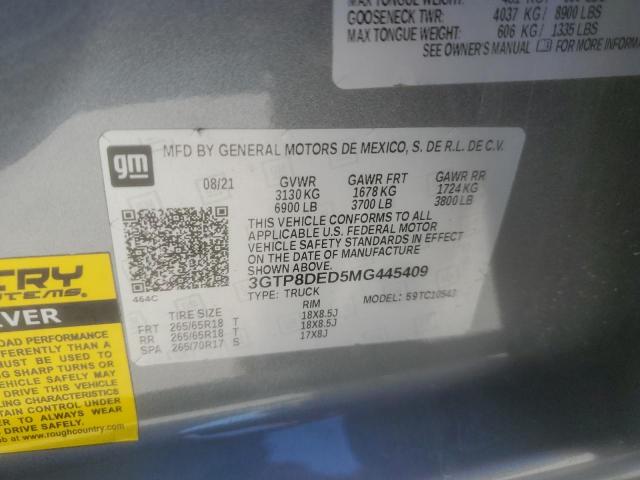 3GTP8DED5MG445409 GMC Sierra C1500 Slt