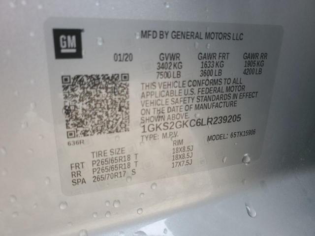 1GKS2GKC6LR239205 GMC Yukon Xl K1500 Slt