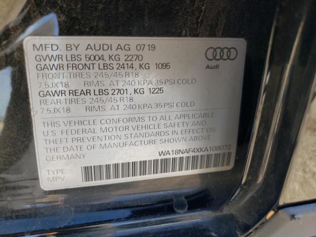WA18NAF4XKA108072 Audi A4 Allroad Premium Plus