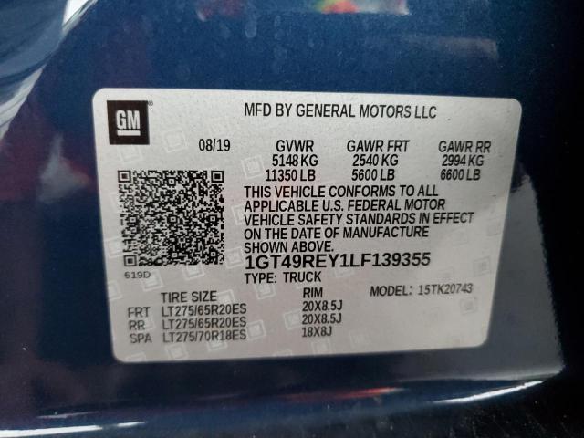 1GT49REY1LF139355 GMC Sierra K2500 Denali