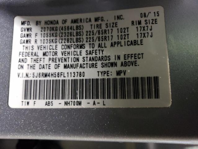 5J6RM4H56FL113780 Honda CR-V EX
