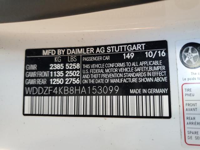 WDDZF4KB8HA153099 Mercedes-Benz E 300 4matic