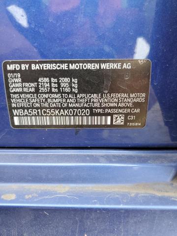 WBA5R1C55KAK07020 BMW 330I
