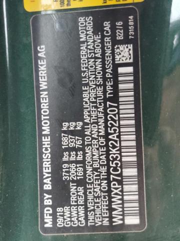 WMWXP7C53K2A52207 Mini COOPER S