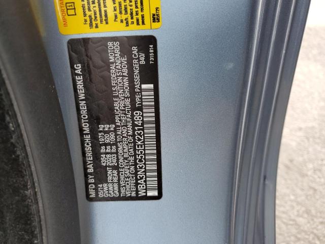 WBA3N3C55EK231489 BMW 428 I