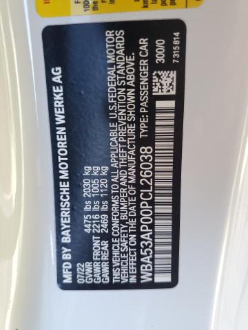 WBA53AP00PCL26038 BMW 430I