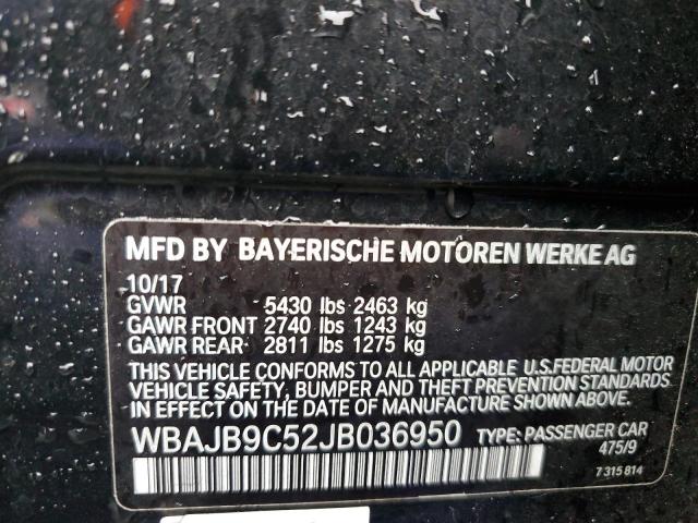 WBAJB9C52JB036950 BMW M550xi