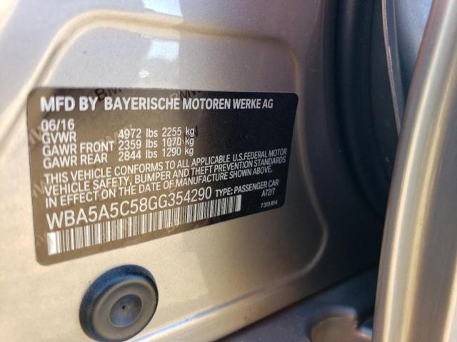 WBA5A5C58GG354290 BMW 528 I