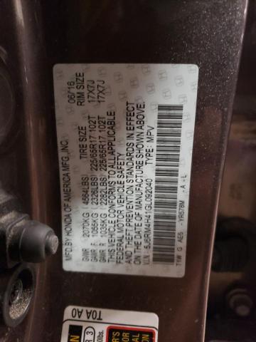 5J6RM4H41GL092040 Honda CR-V SE