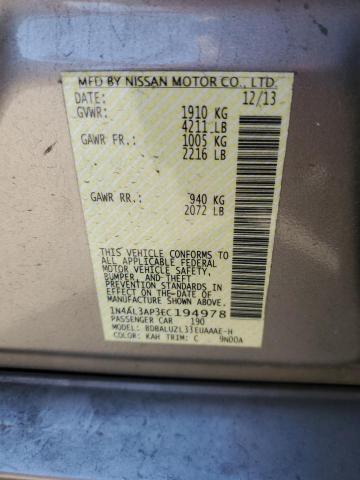 1N4AL3AP3EC194978 Nissan ALTIMA 2.5
