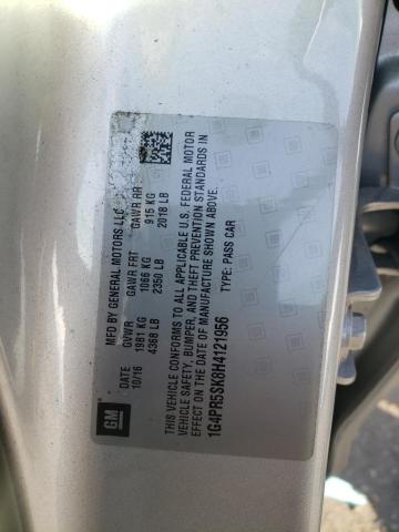 1G4PR5SK8H4121956 Buick Verano Sport Touring
