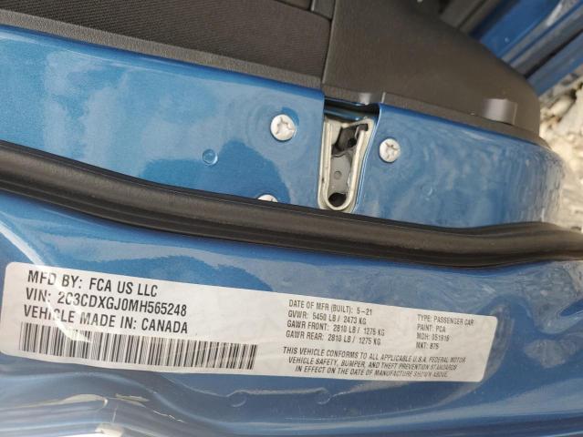 2C3CDXGJ0MH565248 Dodge Charger Scat Pack