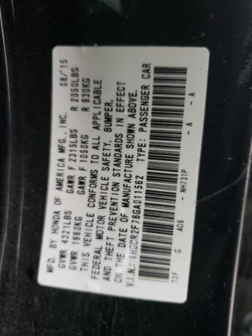1HGCR2F76GA011562 Honda ACCORD EX