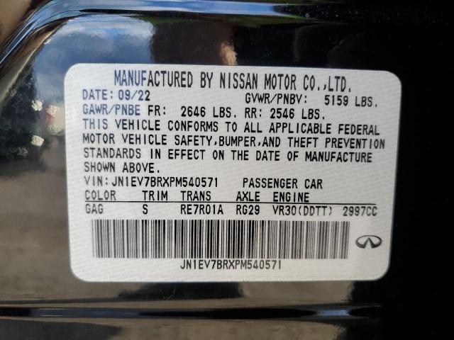 JN1EV7BRXPM540571 Infiniti Q50 LUXE