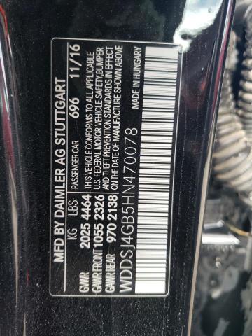 WDDSJ4GB5HN470078 Mercedes-Benz CLA 250 4MATIC