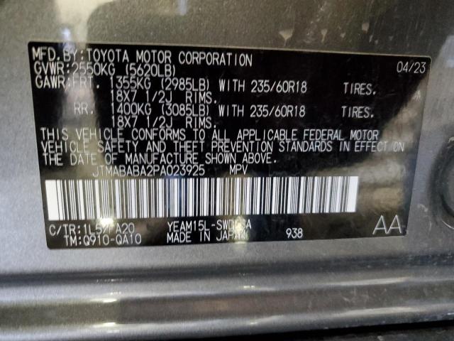 JTMABABA2PA023925 Subaru Solterra Premium