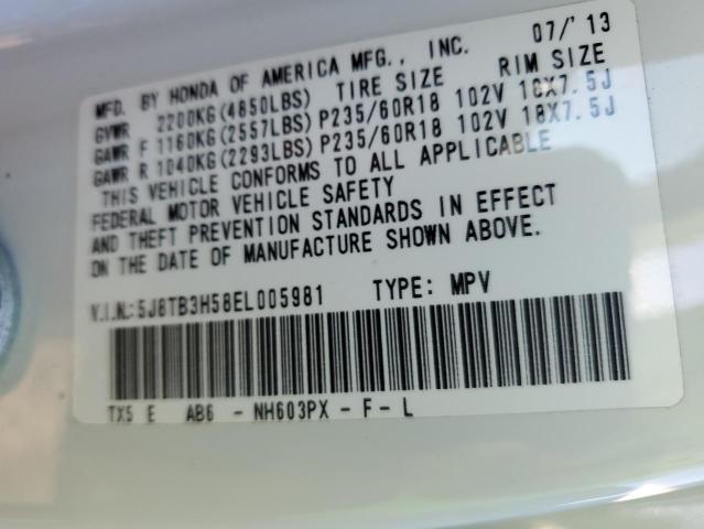 5J8TB3H58EL005981 Acura Rdx Technology