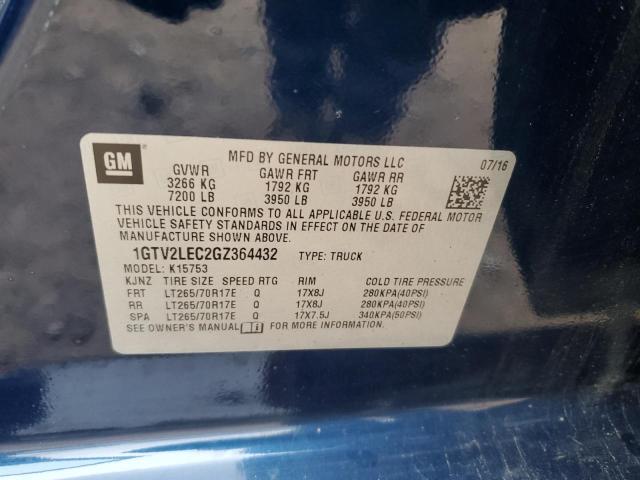1GTV2LEC2GZ364432 GMC Sierra K1500